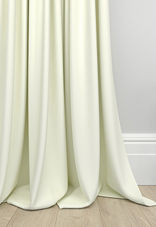 Kyoto Faux Silk, White - Made to Measure Curtains